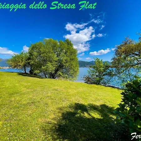 Vista Lago, Giardino A Vista Isole Borromee E Golfo Borromeo - Stresaflat דירה סטרסה