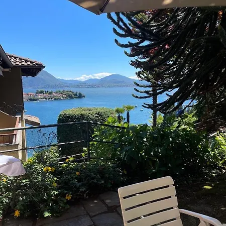 Vista Lago, Giardino A Vista Isole Borromee E Golfo Borromeo - Stresaflat דירה סטרסה