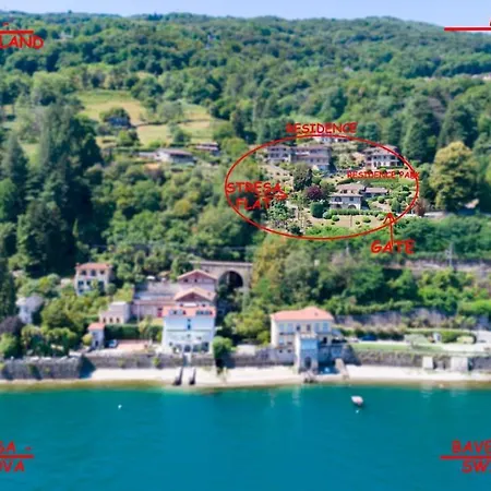 Vista Lago, Giardino A Vista Isole Borromee E Golfo Borromeo - Stresaflat Daire Stresa