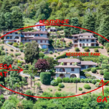 Vista Lago, Giardino A Vista Isole Borromee E Golfo Borromeo - Stresaflat * סטרסה