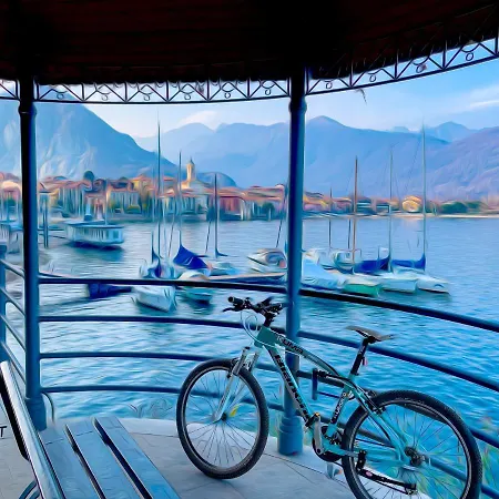 Apartamento Appartamento - Monolocale 1 Room - Vista Lago, Giardino Spiaggia A Stresa Vista Isole Borromee E Golfo Borromeo - Stresaflat *