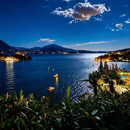 Vista Lago, Giardino A Vista Isole Borromee E Golfo Borromeo - Stresaflat דירה