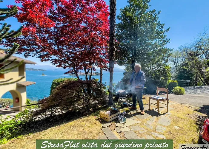Apartman Vista Lago, Giardino A Vista Isole Borromee E Golfo Borromeo - Stresaflat Stresa